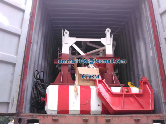 QTD63 2420 Mały Luffing Jib Construction Tower Crane 1,2m Mast Sections Block Typ