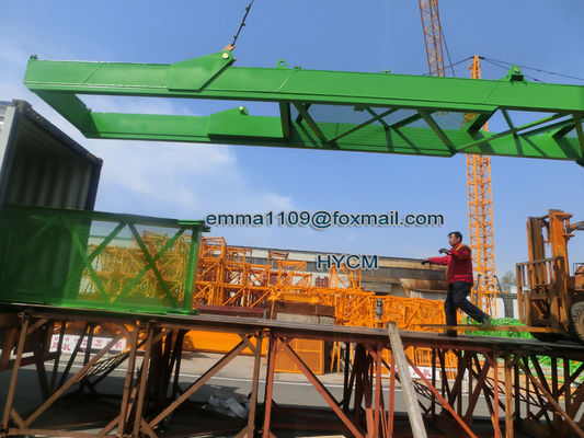 qtz125 Wielkopłotny żuraw głowica młotka typ 10tons 6018 60m Z kabiną