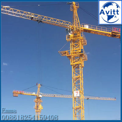 Nowy nieużywany TC6013 QTZ80 City Tower Crane 6t Maksymalna pojemność podnoszenia w Azji