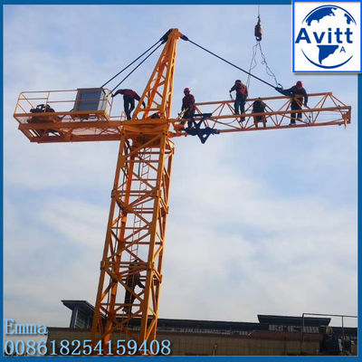 qtz5008 4t Hydraulic Telescopic Tower Crane Certyfikacja CE Prace bezpieczeństwa
