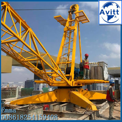 QD80 Derrick Crane 8ton Podnoszenie ładunku Materiały budowlane bez mastu