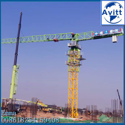 6 ton PT6013 Topless Tower Crane 2,5m Block Mast 40m Wysokość